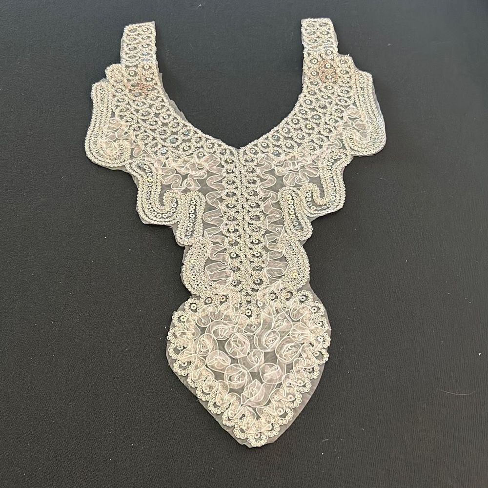 Fancy Sequin and Lace Bib